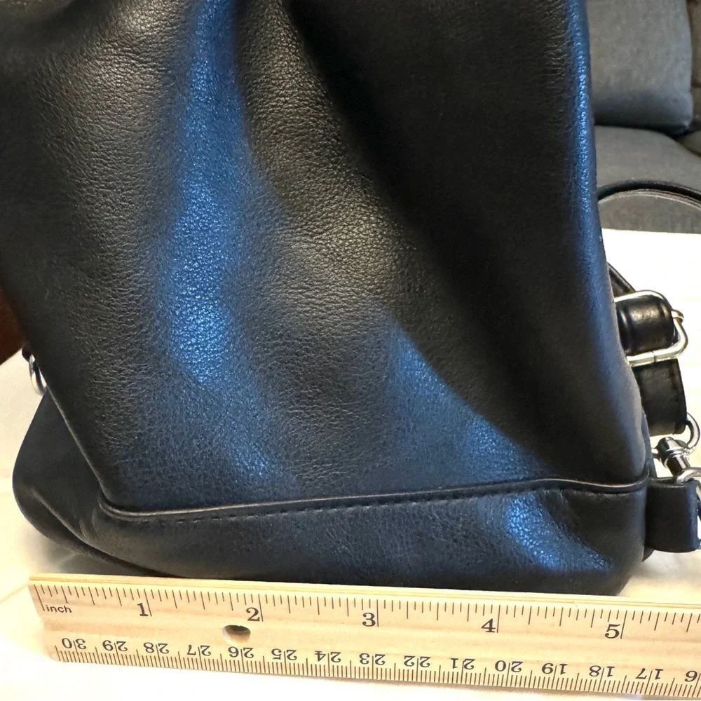 Black Alfani Bangle Detail Sling Backpack